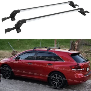 For Toyota Venza 2009-23 Roof Rack Cross Bars Luggage Cargo Kayak Carrier w/Lock - Picture 1 of 9