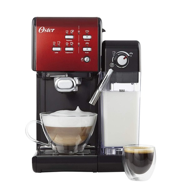 Oster prima latte espresso coffee machine milk treatment 15 bar stainless steel Photo Related