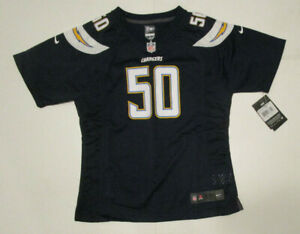 Girls Nike Los Angeles Chargers Jersey, New Navy Blue Te'o NFL Official Sz XL-16