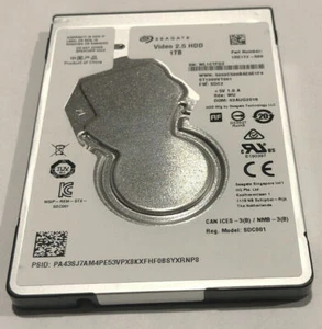 ST1000VT001 Seagate Video 2.5 HDD 1TB 5.4K 6Gbps 128MB Cache 2.5" SATA HDD- - Picture 1 of 3