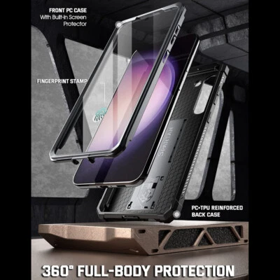 Capa corpo inteiro resistente à prova de choque metal arma para Samsung Galaxy S23 - Imagem 1 de 4