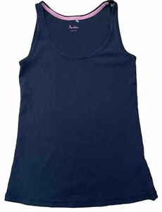 Boden Womens Tank Tee Shirt Cotton Stretch Black size Large - Picture 1 of 5