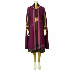 Frozen 2 Frozen II Anna Fancy Dress Outfits Cosplay Costume Halloween - Picture 1 of 10