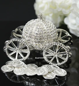 ARRAS DE BODA WEDDING CEREMONY 13 UNITY COINS SILVER CINDERELLA CARRIAGE BRIDAL