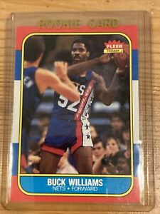 1986 Fleer #123 Buck Williams RC Rookie Near Mint Condition