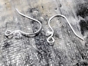 Ganchos para pendientes de plata esterlina 925 con diamantes de imitación, 13x16 mm, 5 pares, correo gratuito - Imagen 1 de 4