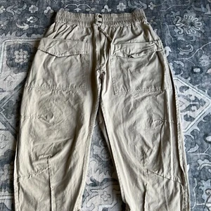Pantalones de chándal cargo de lona MNML para hombre pequeños cintura elástica cremallera tobillo paracaidista - Imagen 1 de 18