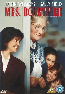 Mrs. Doubtfire (1993) DVD, Robin Williams, Pierce Brosnan, [Region 2] - Image 1 of 2
