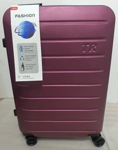 Estuche Rígido TR PC + ABS Expandible Ligero Mediano Maleta 8 Ruedas Granate Cerradura - Imagen 1 de 6