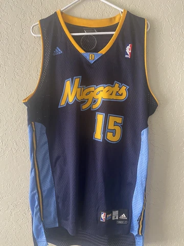 Adidas Swingman Jersey Carmelo Anthony Denver Nuggets 15 NBA Mens M + 2 Cover