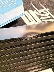 PRL FMIC Front Mount Intercooler for Honda Civic Type R FL5 23+ - Black DENTED - Picture 1 of 8