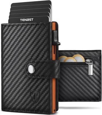 Portafoglio Uomo & Donna | Porta Carte Di Credito 10 Carte | Portacarte Uomo Con - Immagine 1 di 4