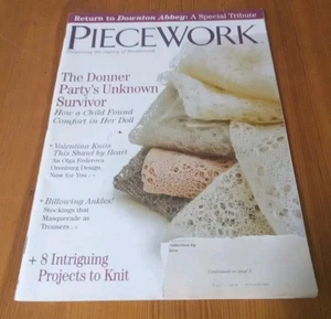 PIECEWORK MAGAZINE Fall 2019 THE DONNER PARTY'S UNKNOWN SURVIVOR FREE US Ship - Picture 1 of 6