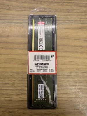 Kingston KCP426ND8/16 16GB DDR4 2666MHz Module Ram Memory Desktop - Image 1 of 2