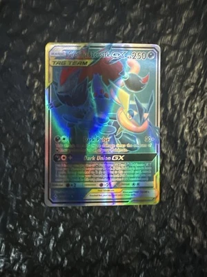 Greninja & Zoroark GX (Alternate Full Art) 201/214 Sm-Unbroken Bonds Holo - Image 1 of 2