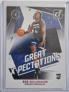 2024-25 Donruss Great Expectations - Rob Dillingham Disco RC #17/25 - Picture 1 of 3