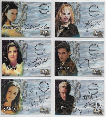 吸血鬼杀手巴菲第 3 季大师套装带卡片专辑 Inkworks 1999 — 第 1/4 张图片