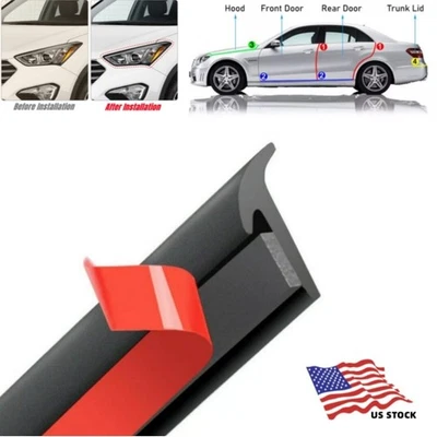 Tira de sellado de puerta de coche en forma de T de 16,4 pies moldura para maletero capó Foto 1 de 4