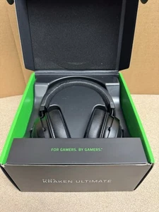 Razer Kraken Ultimate USB Gaming Headset THX Spatial RGB Noise-Cancel Mic PC PS4 - Picture 1 of 5