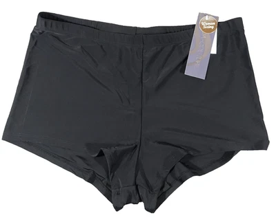 Pantalones Cortos de Natación Aqua Couture Plus Mujer 18W Negros Nuevos con Etiquetas Foto 1 de 4