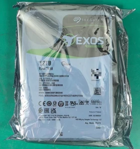New Seagate ST12000NM004J Exos X18 12TB SAS 512E 4Kn 7200RPM 256MB Hard Drive - Afbeelding 1 van 1
