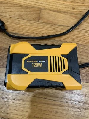 Power Drive PD120 Road Pro 120 Watt Slim Plug-In Inverter (12V Plug, 2 USB, AC) - Image 1 of 4