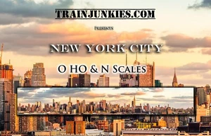 Telón de fondo modelo de ferrocarril TrainJunkies ciudad de Nueva York - Imagen 1 de 6