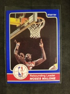 1984 Star award banquet MOSES MALONE card # 20  [card 2]