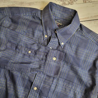 Camisa de vestir Bills Khakis abotonada calce clásico a cuadros manga larga para hombre talla mediana Foto 1 de 4