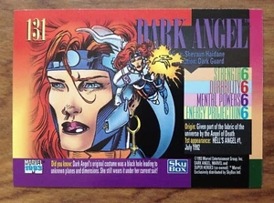 Dark Angel 1993 Marvel Universe:  #131 SkyBox. Free UK Postage - Picture 1 of 3