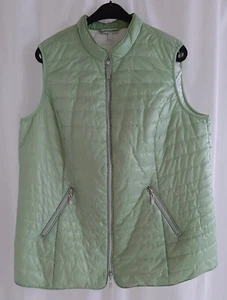 Damen Ärmellose Steppjacke Grün Gr. XL – Gina Laura - Bild 1 von 4