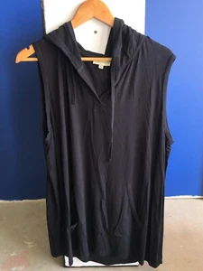 Like new Autograph size 20 black hooded sleeveless top - Picture 1 of 2