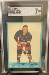 1962 Topps Harry Howell #46 PSA 7 “NM” New York Rangers HOF “CENTERED” BEAUTY - Picture 1 of 2