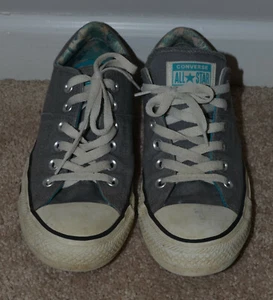 Zapatillas bajas Converse All-Star para mujer gris y turquesa talla: 8 - Imagen 1 de 7