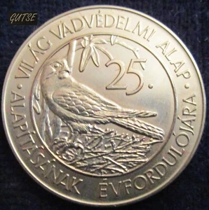 *GUTSE* HUNGRIA, 50 FORINT 1988, HALCÓN DE PATAS ROJAS, SIN CIRCULAR. - Imagen 1 de 2