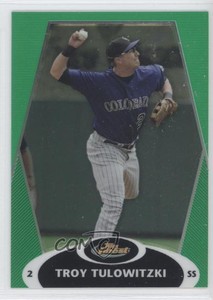 2008 Topps Finest Green Refractor /199 Troy Tulowitzki #13