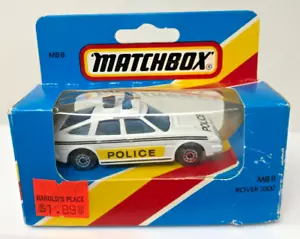 MATCHBOX SUPERFAST MB 8 ROVER 3500 POLICE SEALED BOX M220 - Picture 1 of 6