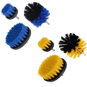 3Pcs DRILL ATTACHMENT CLEANING BRUSH SET POWER SCRUB HOME CAR TILE BATHROOM UK🔥 - Picture 1 of 22