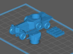 15mm/1:100th Resin British Rolls Royce Armoured Car 1920 - Picture 1 of 1