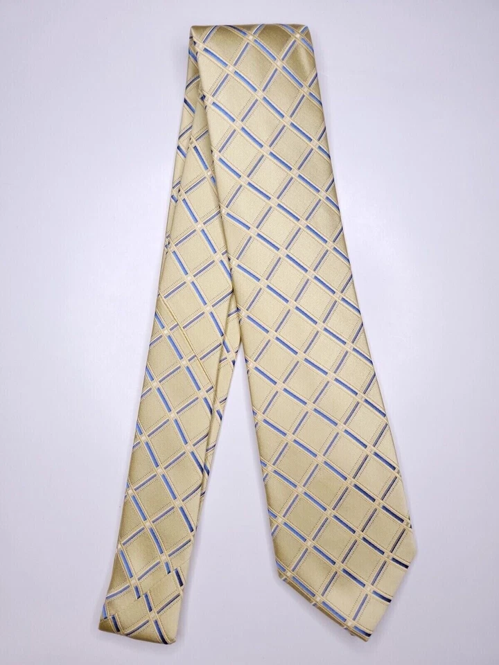 Stafford мужской официальный галстук 58 «L x 3,25» W золото 100% шелк  - Изображение 1 из 4