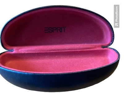 ESPIRIT Large Hard Sunglasses Eyeglasses Clamshell Case, Black - Image 1 of 2