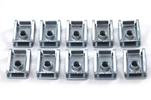10x Honda m5 Fairing Clips Backing Plate Spring Metal C-Clip U-Nut - Picture 1 of 3