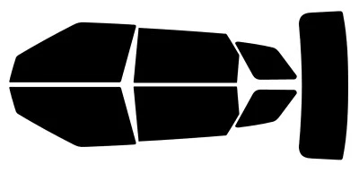 Tinte de ventana para Land Rover Range Rover Evoque SUV de 4 puertas 2020-2023 kit precortado Foto 1 de 4