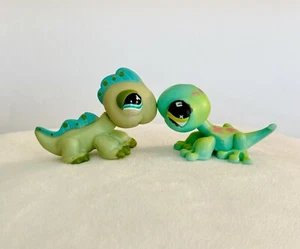 2007 Hasbro Littlest Pet Shop Iguana #499 e Geco dei Fiori #492 - Foto 1 di 3