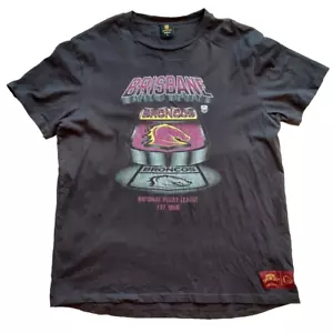 NRL Brisbane Broncos Men's Extra Large Cotton On Supporter Big Graphic T-shirt - Picture 1 of 7