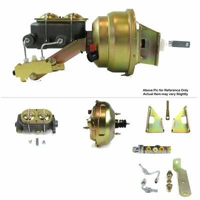 70-81 Chevy Camaro Firewall Mount Power 11" Dual Brake Booster Kit LS Disc/Disc  - Image 1 of 4