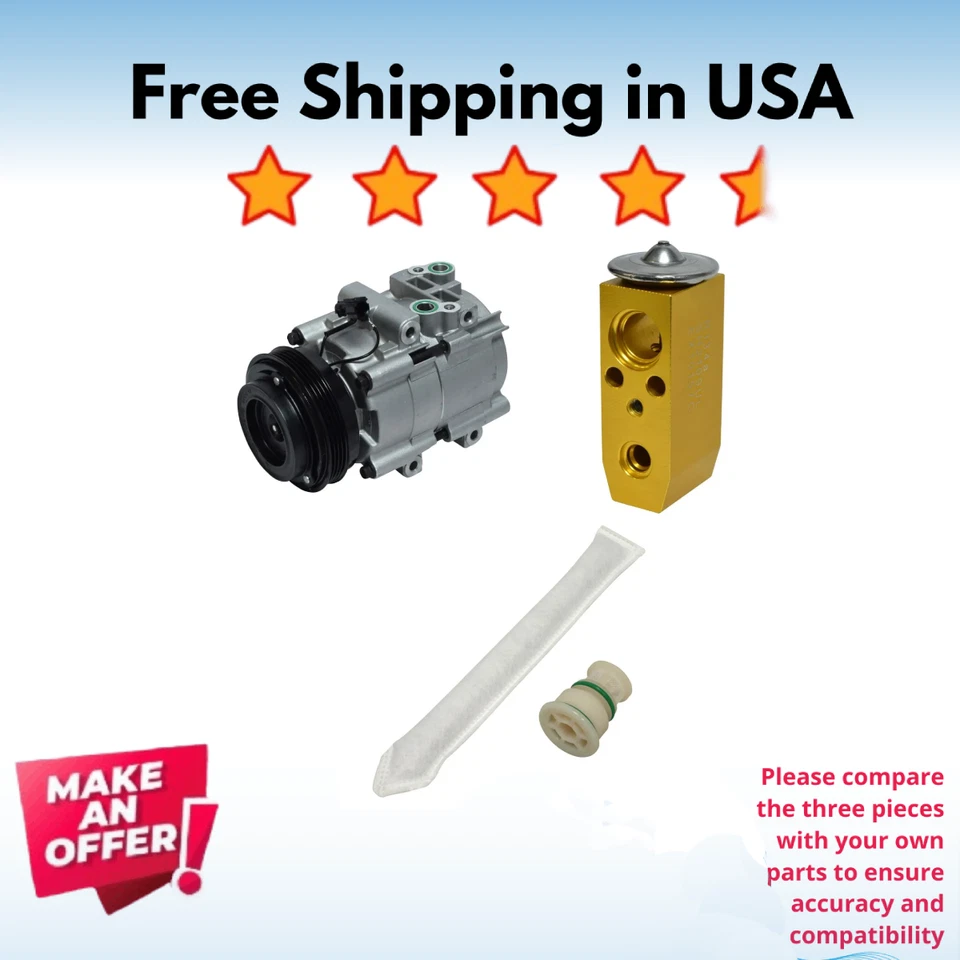 Kit Compressor A/C Fit Kia Sorento 2003-2006 - Image 1 of 4