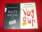 2 Romane von Simon Beckett -  Kalte Asche + Voyeur