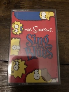 The Simpsons Sing The Blues 1990 Homer Bart Bartman Vintage Cassette Tape - Picture 1 of 2