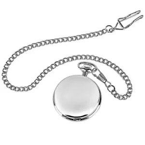 Classic Men's Wind Up Pocket Watch Mechanical Pendant Chain Luxury FOB Watches - Picture 1 of 9